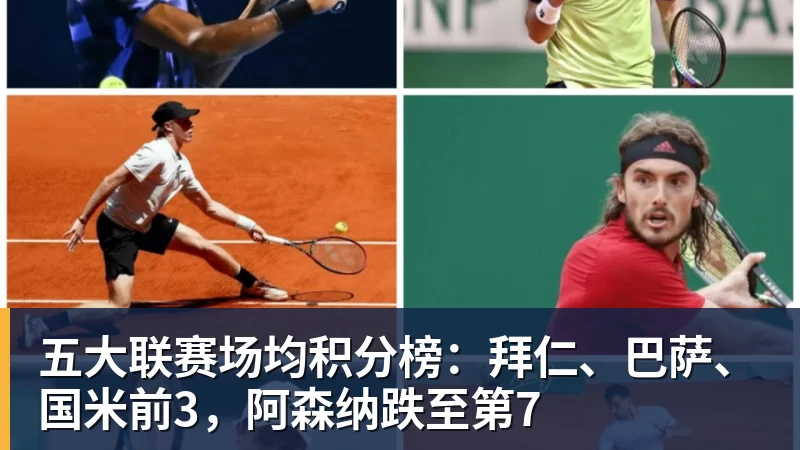 五大联赛场均积分榜：拜仁、巴萨、国米前3，阿森纳跌至第7