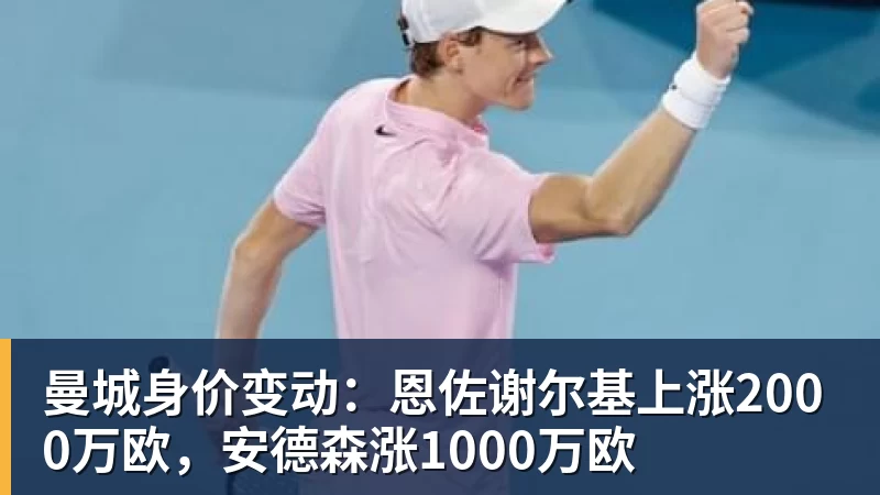 曼城身价变动：恩佐谢尔基上涨2000万欧，安德森涨1000万欧